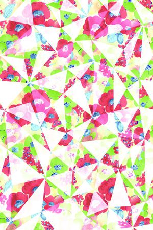 三角形印花华亿平台图片