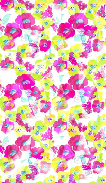 629179-清新几何 花卉花朵--3