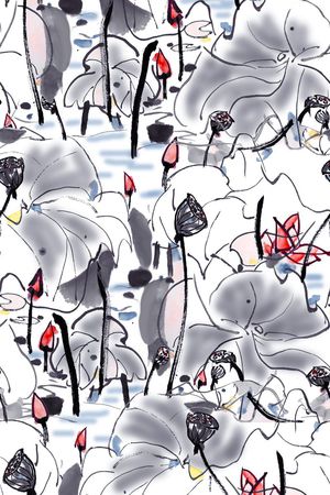 洋阳---手绘印花华亿平台图片