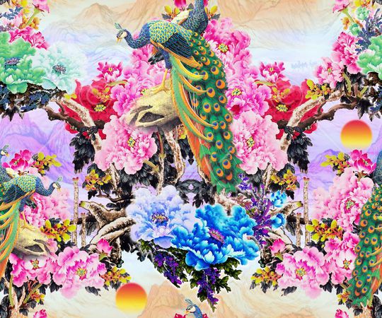 民族风印花华亿平台图片