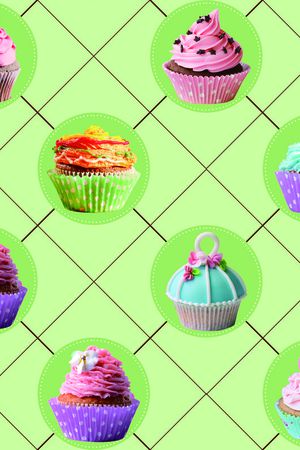 几何图案印花华亿平台图片