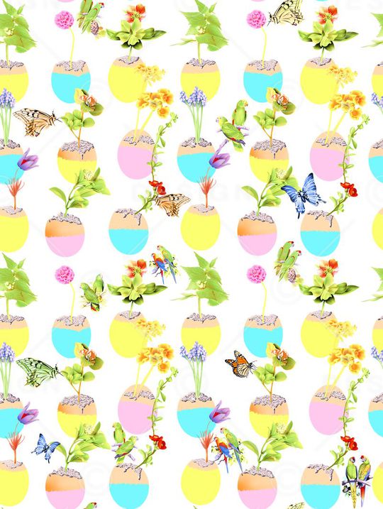 花朵印花华亿平台图片