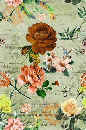 玫瑰印花华亿平台图片