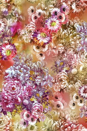 花朵印花华亿平台图片