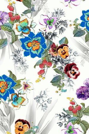 花朵印花华亿平台图片