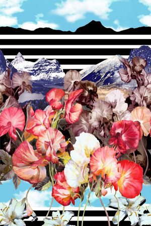 花朵印花华亿平台图片