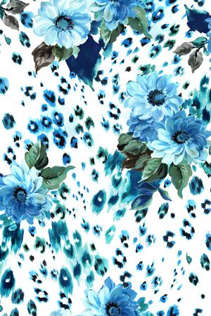 花朵印花华亿平台图片