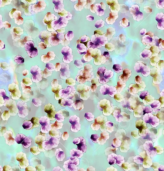 满版花卉印花华亿平台图片