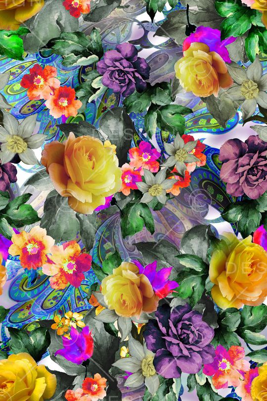 满版女装印花华亿平台图片