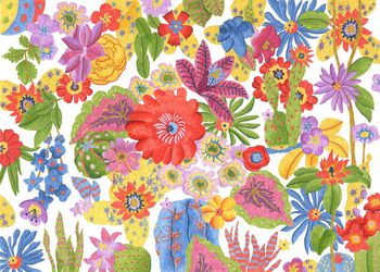 花朵印花华亿平台图片