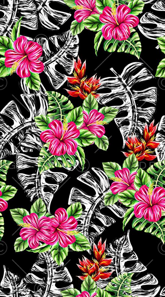 棕榈叶印花华亿平台图片