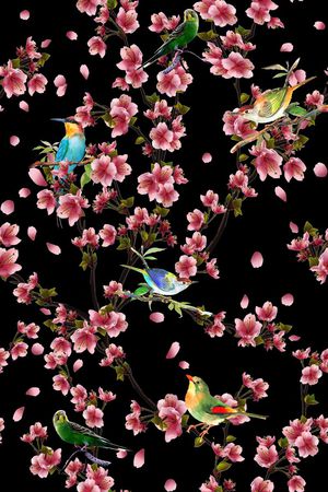 桃花印花华亿平台图片