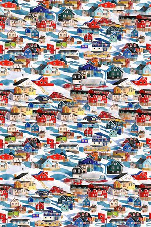 抽象手绘印花华亿平台图片