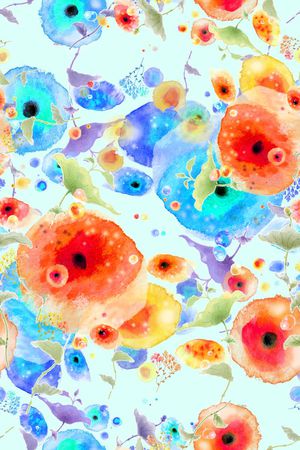 水彩印花华亿平台图片