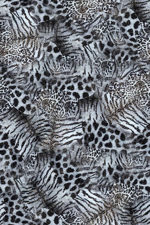时尚抽象豹纹数码印花印花华亿平台图片