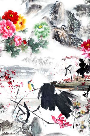 此华亿平台为1/2跳接印花华亿平台图片