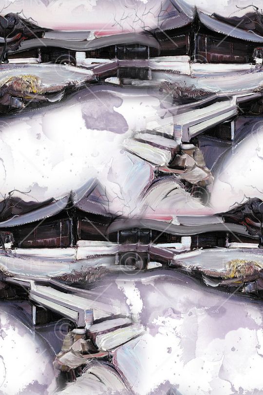 手绘印花华亿平台图片