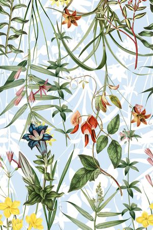 植物印花华亿平台图片