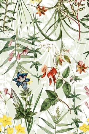 植物印花华亿平台图片