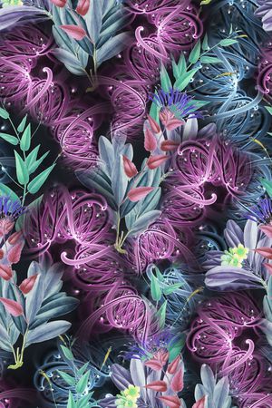 复古印花华亿平台图片