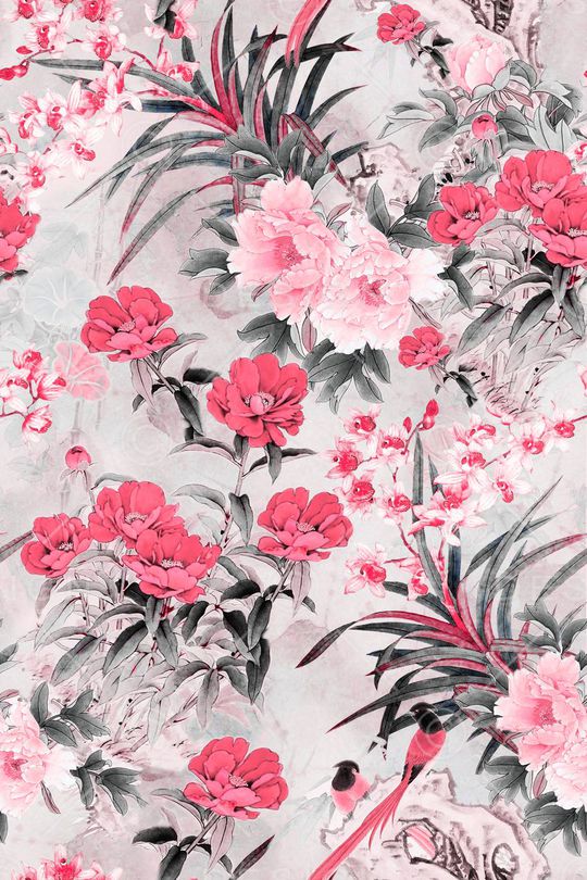 中国风印花华亿平台图片