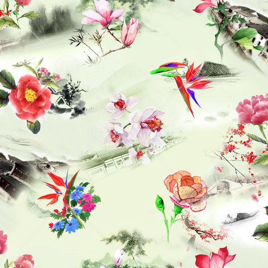 民族风印花华亿平台图片