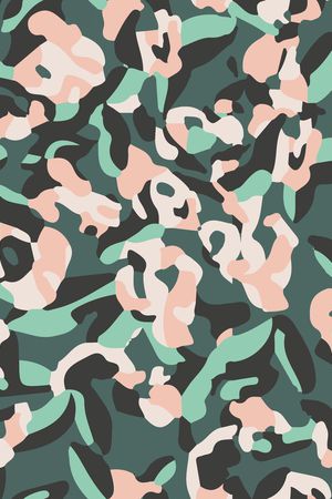 迷彩风印花华亿平台图片