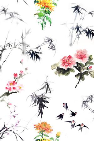 此华亿平台为1/2跳接印花华亿平台图片