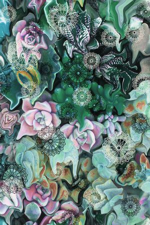 花朵印花华亿平台图片