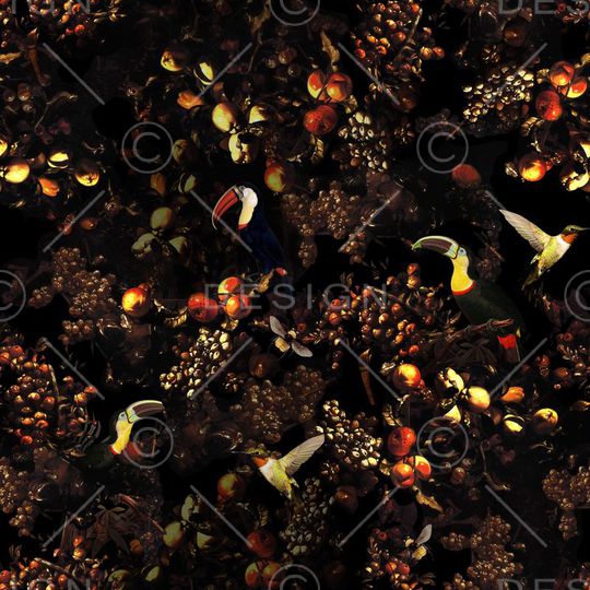 植物印花华亿平台图片