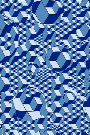 几何印花华亿平台图片