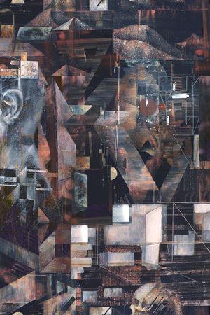 几何印花华亿平台图片