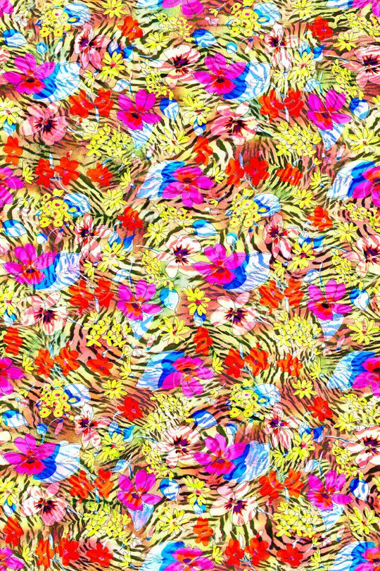 动物纹印花华亿平台图片