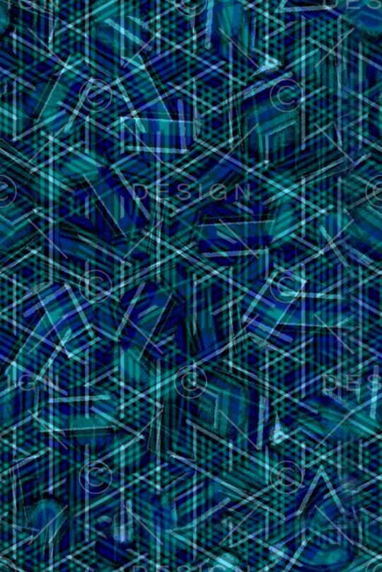 波浪条纹印花华亿平台图片