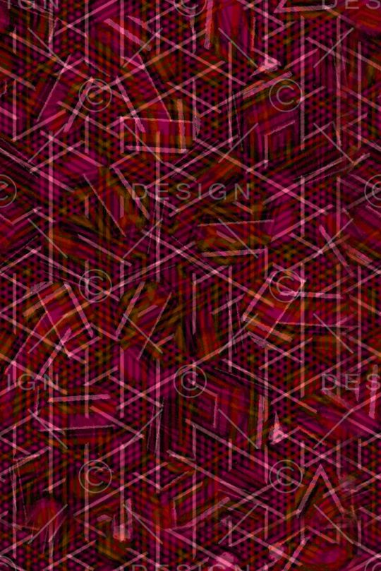 波浪条纹印花华亿平台图片