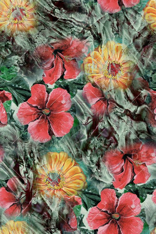 抽象印花华亿平台图片