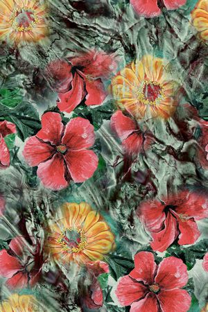 抽象印花华亿平台图片