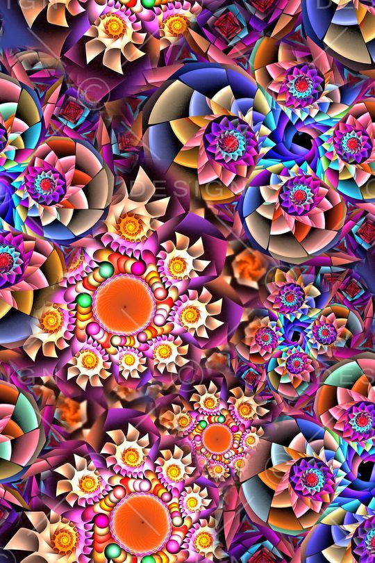 抽象几何印花华亿平台图片