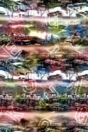 风景印花华亿平台图片