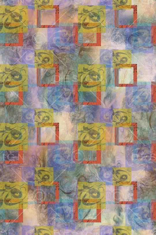 抽象梦幻印花华亿平台图片