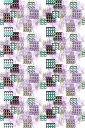 异样格子印花华亿平台图片