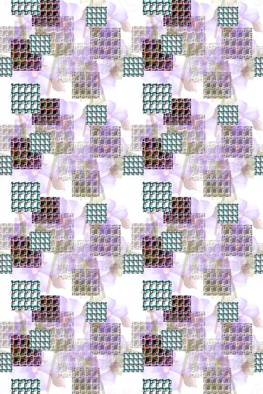 异样格子印花华亿平台图片