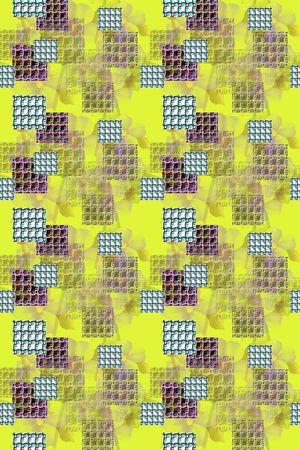 异样格子印花华亿平台图片