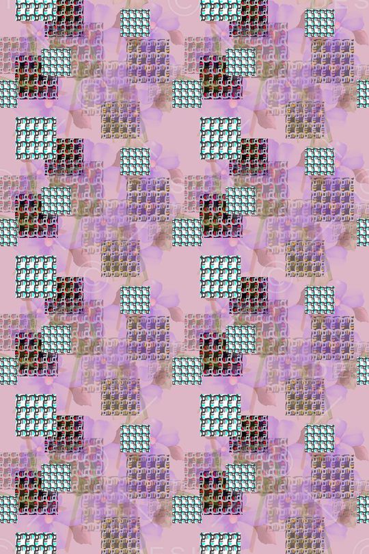 异样格子印花华亿平台图片