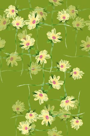 时尚花卉印花华亿平台图片