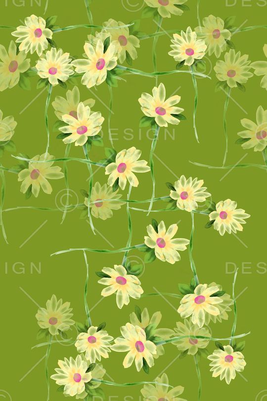 时尚花卉印花华亿平台图片