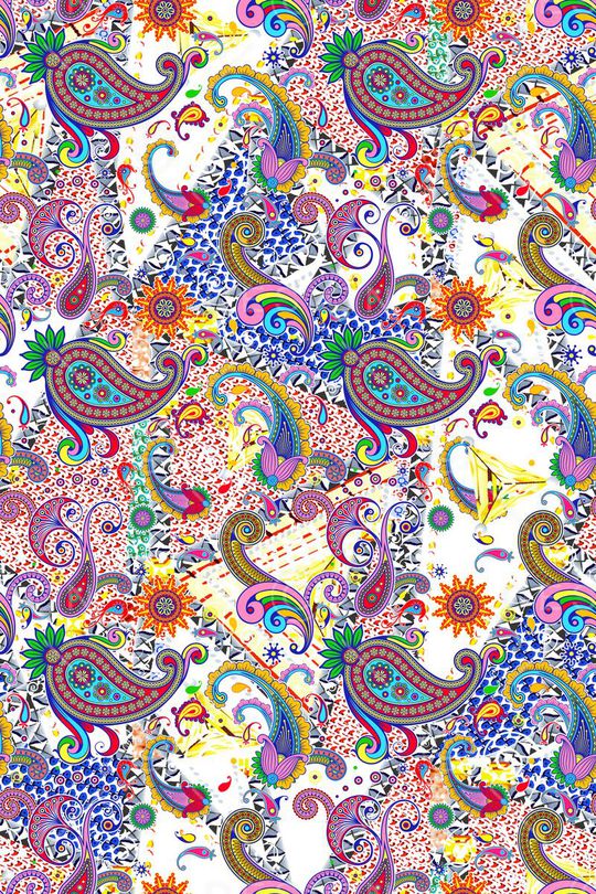 腰果印花华亿平台图片