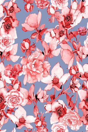 淡雅印花华亿平台图片