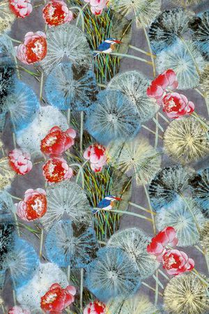 旗袍印花华亿平台图片