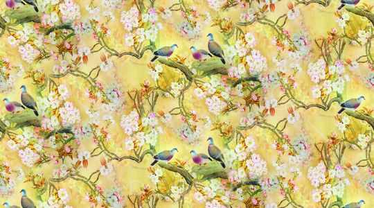 旗袍印花华亿平台图片